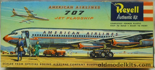 Revell 1/139 707 Flagship American Airlines 'S' Issue, H246-98 plastic model kit